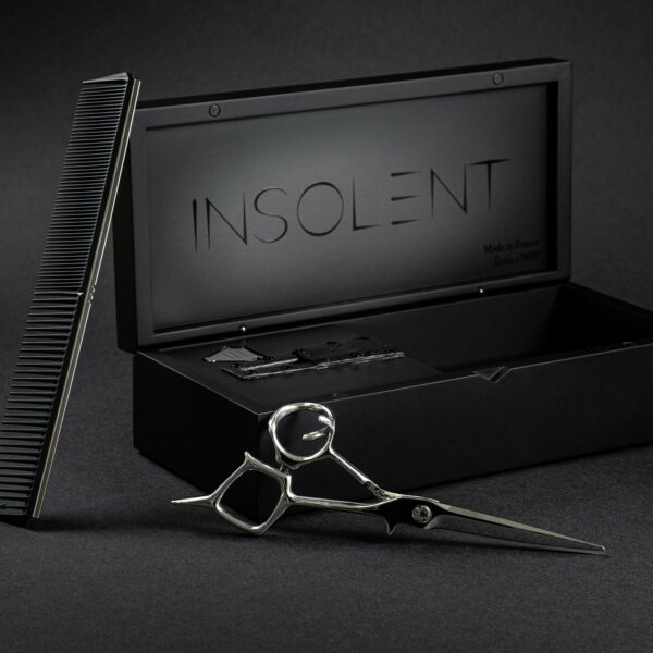 Coffret en bois de luxe pour ciseaux de coiffure professionnels
