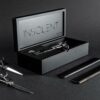 Coffret en bois de luxe pour ciseaux de coiffure professionnels